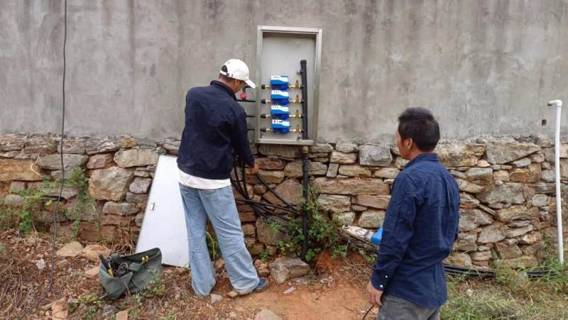 新港园区大洪村：家家通自来水，解决村民用水难题